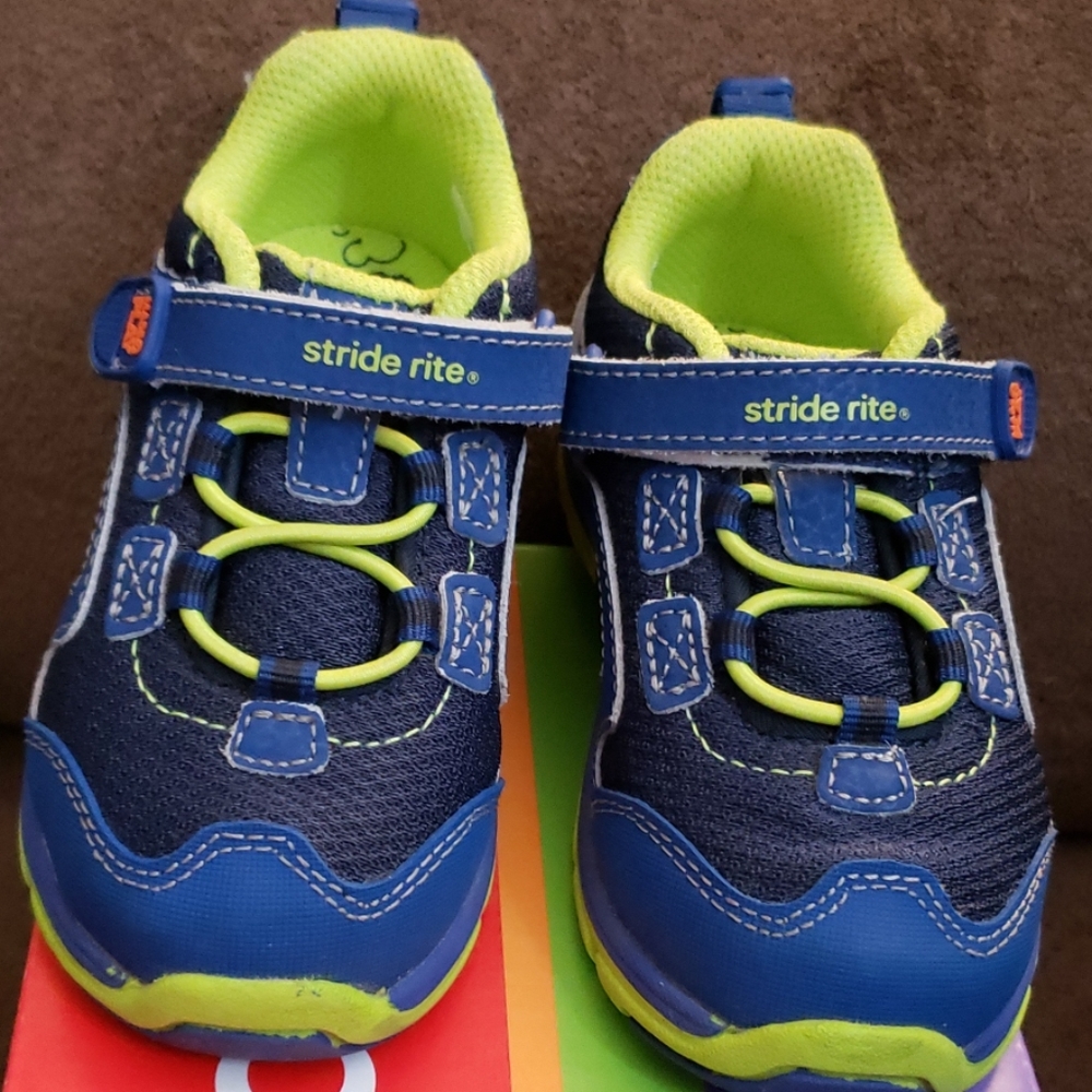 Stride Rite Baby Jake toddler boy shoes size 7W